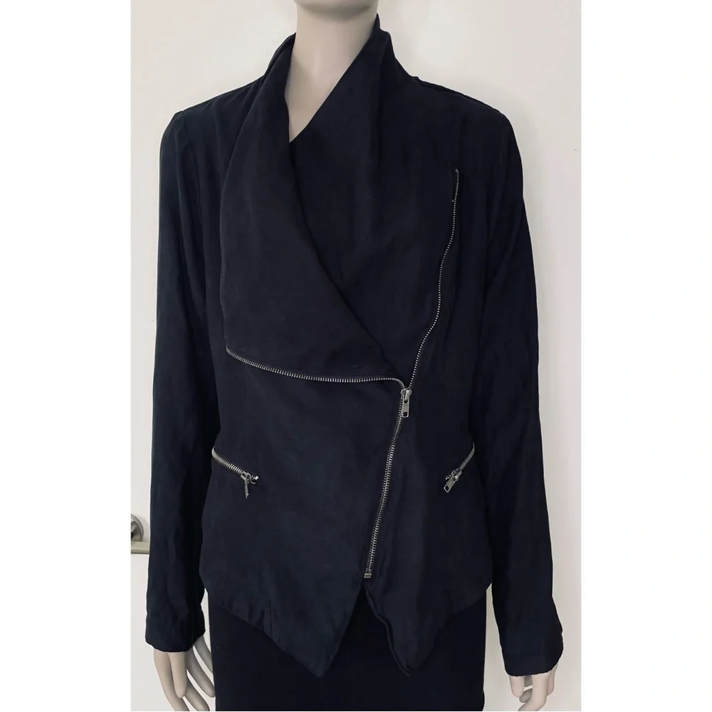 Rampage Black Faux Suede Jacket